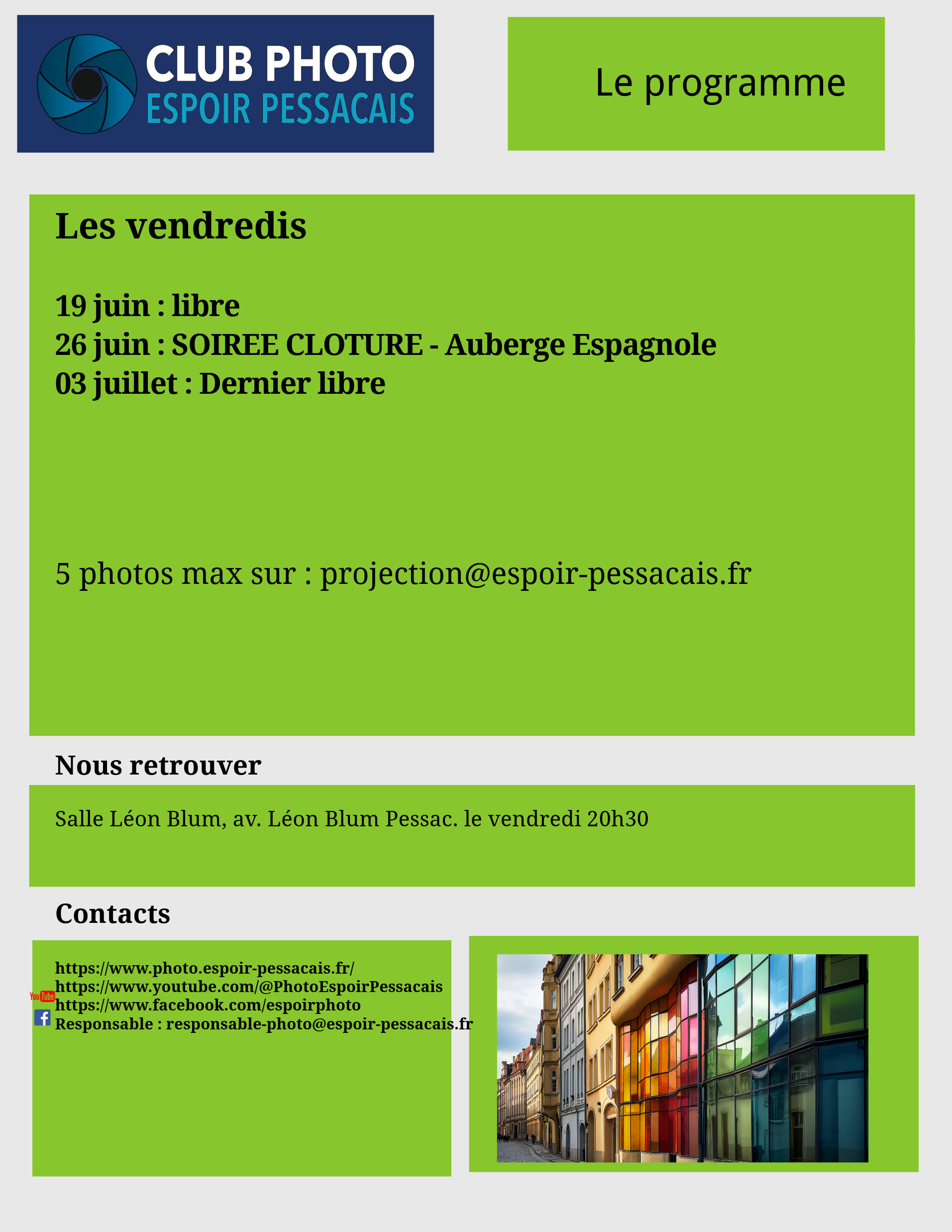 programme juin 2026